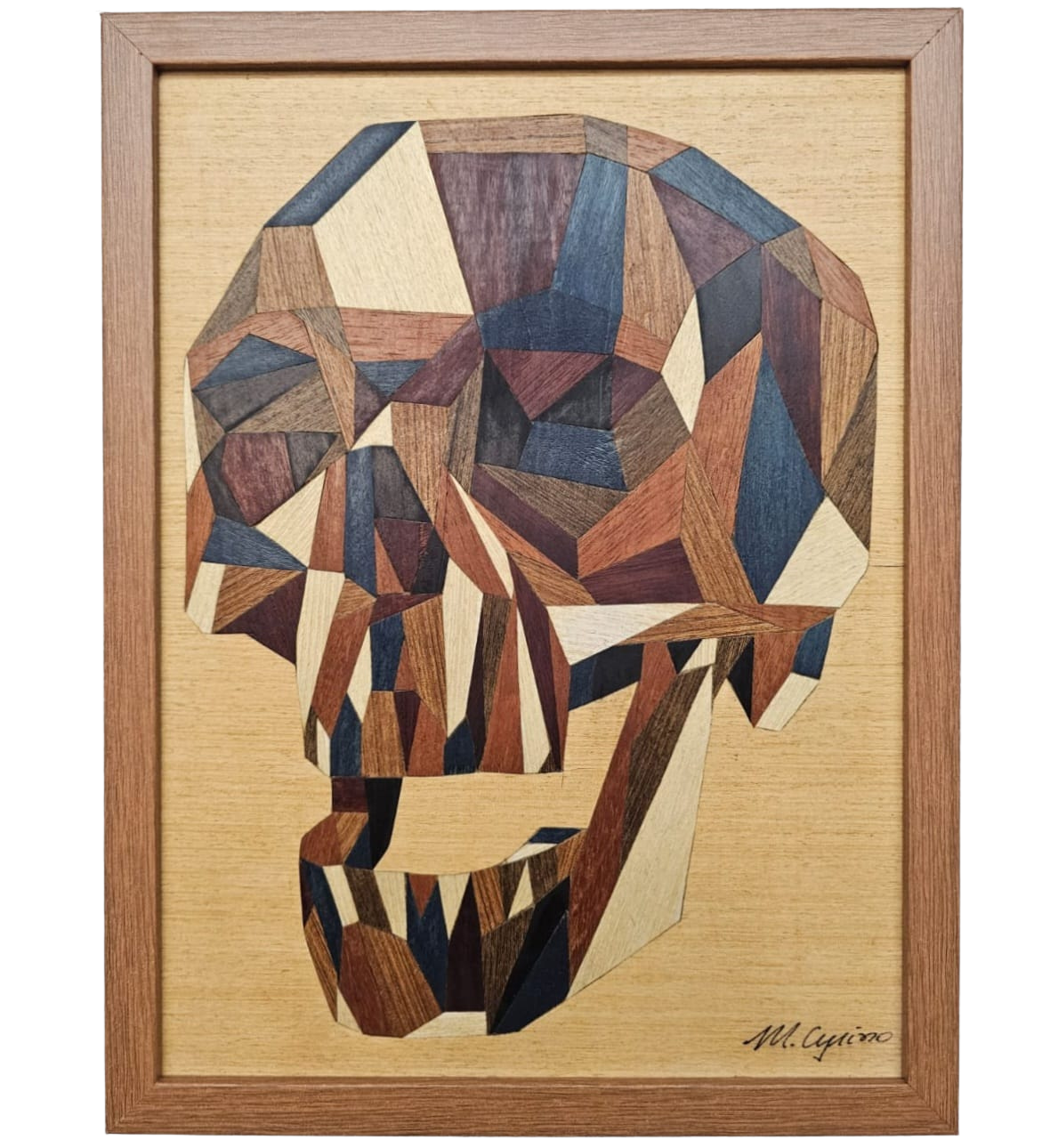 Wood Skull