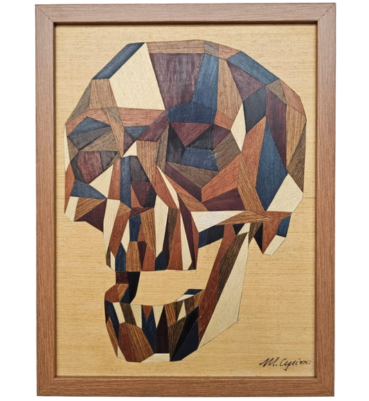 Wood Skull